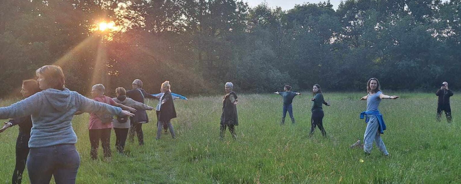 yoga in de natuur