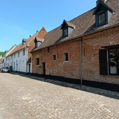 Huizen in het Begijnhof van Diest