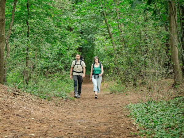 Wandelen in Dassenaarde met rugzak