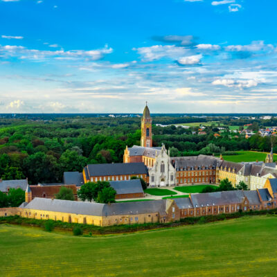 Luchtfoto abdij Tongerlo